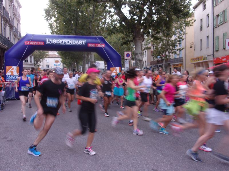 Pendant la course