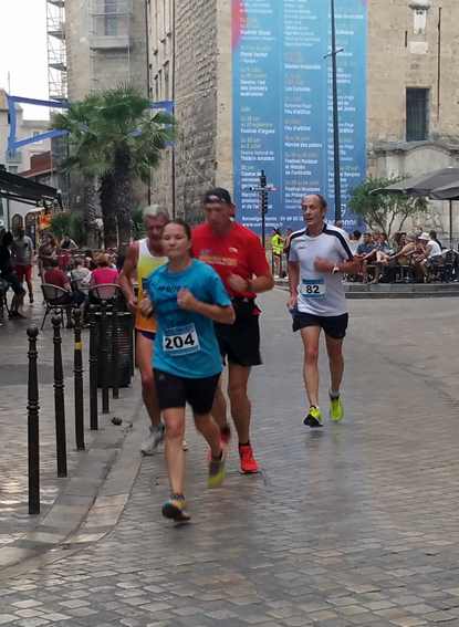 Pendant la course