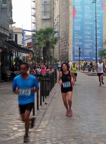 Pendant la course