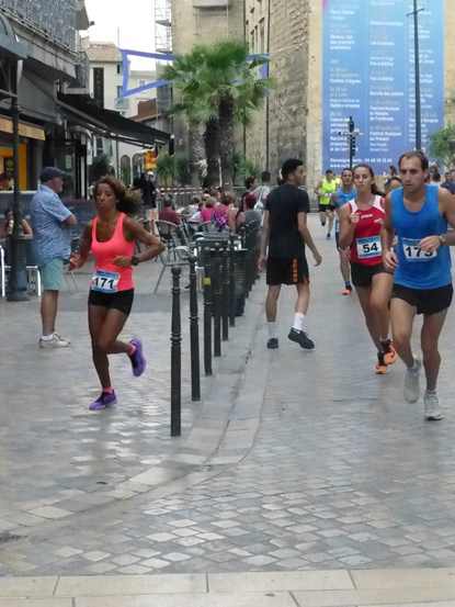 Pendant la course