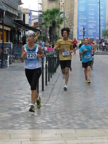 Pendant la course