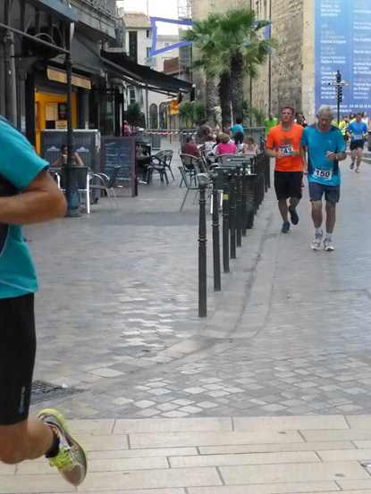 Pendant la course