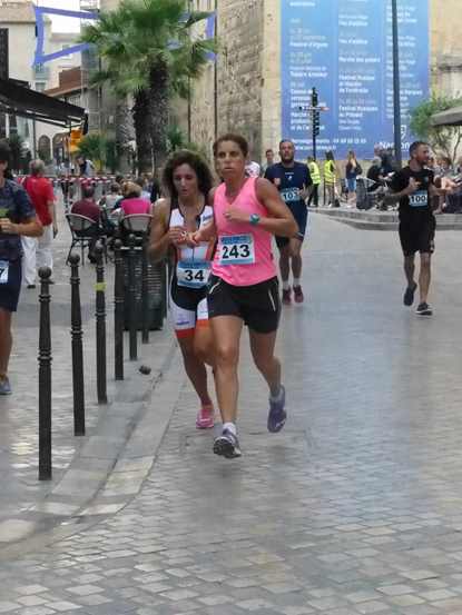 Pendant la course