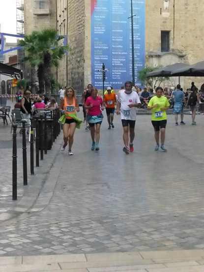 Pendant la course