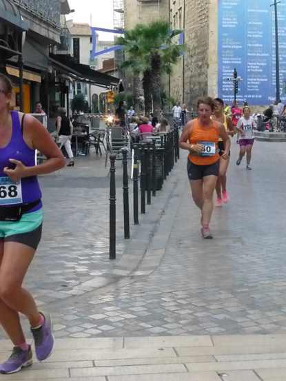 Pendant la course