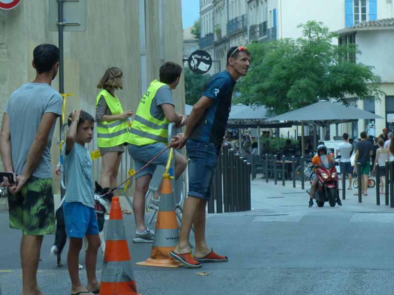 Pendant la course