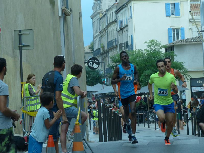 Pendant la course