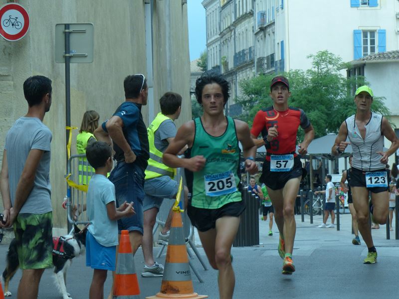 Pendant la course