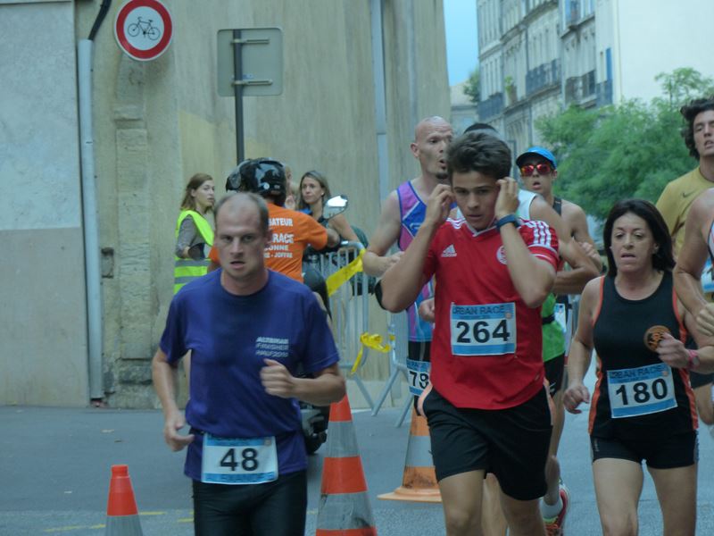 Pendant la course