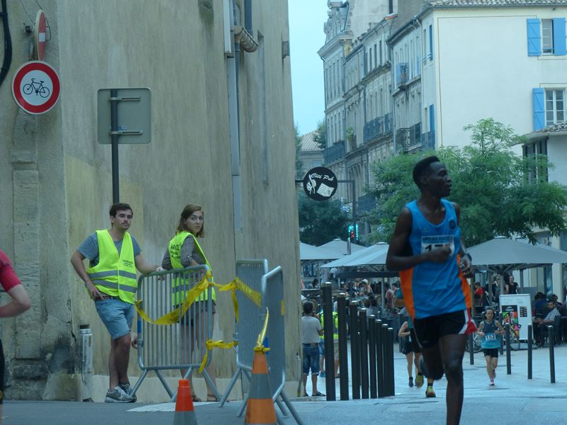 Pendant la course