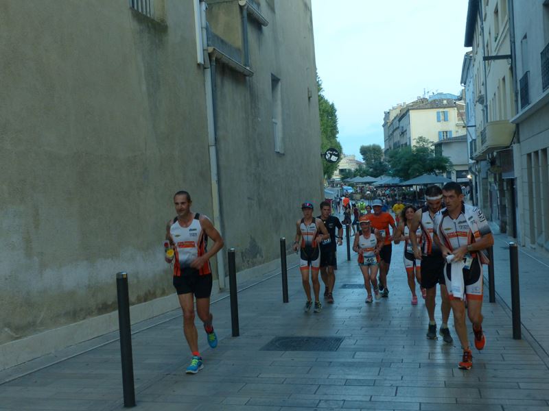 Pendant la course